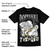 Black Cement 1s Low OG DopeSkill T-Shirt Sorry I've Been Trappin Graphic