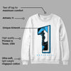 University Blue Toe 1s DopeSkill Sweatshirt No.1 Graphic