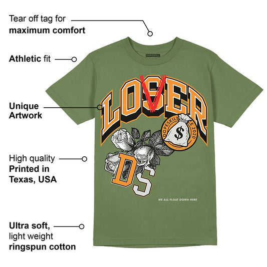 Olive 5s DopeSkill Olive T-shirt Loser Lover Graphic