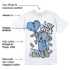 AJ 4 University Blue DopeSkill T-Shirt Love Sick Graphic