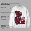 Burgundy 5s DopeSkill Sweatshirt Broken Heart Graphic