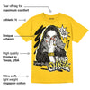 Vivid Sulfur 4s DopeSkill Yellow T-shirt NPC Graphic