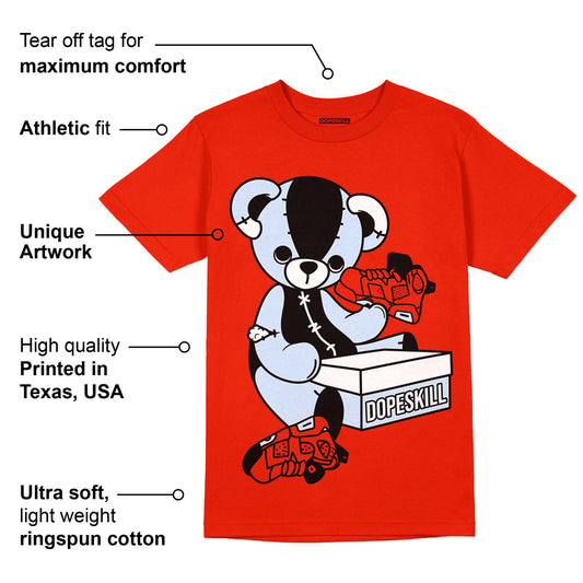 Toro Bravo 6s DopeSkill Varsity Red T-shirt Sneakerhead BEAR Graphic