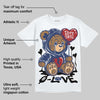 Midnight Navy 1s DopeSkill T-Shirt Broken Bear Graphic