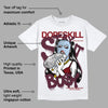 Burgundy 5s DopeSkill T-Shirt Stay It Busy Graphic