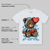 Legend Blue 11s DopeSkill Toddler Kids T-shirt Broken Bear Graphic