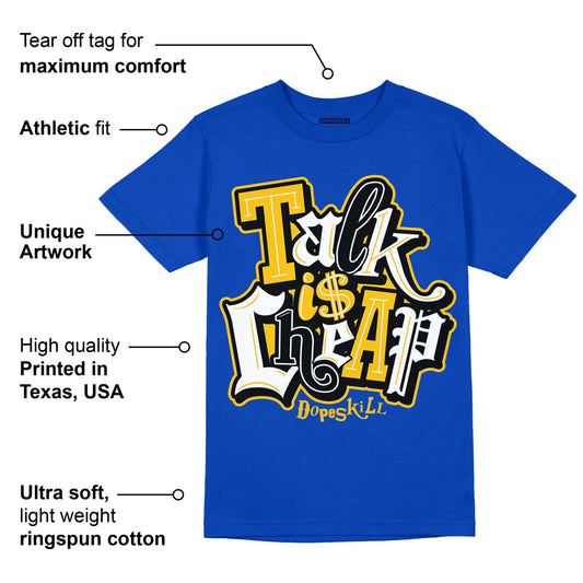 Laney 14s DopeSkill Varsity Royal T-shirt Talk Is Chip Graphic