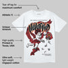 Fire Red “Black Tongue” 5s DopeSkill T-Shirt Nevermind Graphic