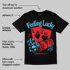 Red Collection DopeSkill T-Shirt Feeling Lucky Graphic