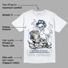 AJ 6 Midnight Navy DopeSkill White T-Shirt Show Me The Money Graphic