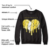 Yellow Snakeskin 11s DopeSkill Sweatshirt Slime Drip Heart Graphic