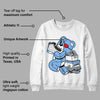 Powder Blue 9s DopeSkill Sweatshirt Bear Steals Sneaker Graphic