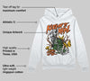 Orange Black White DopeSkill Hoodie Sweatshirt Keepin' It Real Graphic