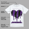 Field Purple 12s DopeSkill T-Shirt Juneteenth Heart Graphic