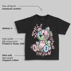 Medium Soft Pink 4s DopeSkill Toddler Kids T-shirt Smile Through The Pain Graphic