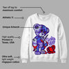 Dark Concord 5s Retro DopeSkill Sweatshirt Broken Heart Graphic