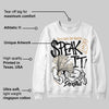 Reverse Metallic 5s DopeSkill Sweatshirt Speak It Graphic