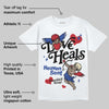 Rare Air 4s DopeSkill T-Shirt New Love Heals Graphic
