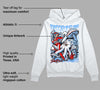 Powder Blue 9s DopeSkill Hoodie Sweatshirt Resist Graphic