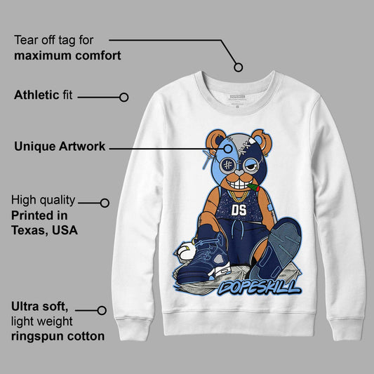 Midnight Navy 5s DopeSkill Sweatshirt Greatest Graphic