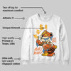 Orange Black White DopeSkill Sweatshirt Make Money Graphic