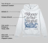 Flint Grey 9s DopeSkill Hoodie Sweatshirt Money Is Our Motive Typo Graphic