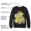 Yellow Snakeskin 11s DopeSkill Sweatshirt Bear Steals Sneaker Graphic