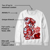 AJ 6 “Red Oreo” DopeSkill Sweatshirt Broken Heart Graphic