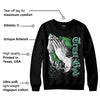 Green Glow 1s DopeSkill Sweatshirt Trust God Graphic