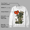 Olive Collection DopeSkill Sweatshirt Love Sick Graphic