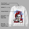 White Infrared 7s DopeSkill Sweatshirt Hold My Own Graphic