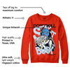 Toro Bravo 6s DopeSkill Varsity Red Sweatshirt Stay It Busy Graphic