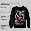 Harris Tweed x Denim Turquoise Dunk DopeSkill Sweatshirt Broken Bones Graphic