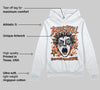 Orange Black White DopeSkill Hoodie Sweatshirt Root of Evil Graphic