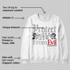 White Cement 4s DopeSkill Sweatshirt Protect Me From Evil Graphic