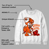 Orange Milk DopeSkill Sweatshirt Broken Heart Graphic