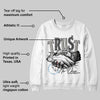 Cool Grey 9s DopeSkill Sweatshirt Trust No One Graphic