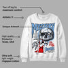 Powder Blue 9s DopeSkill Sweatshirt Mystery Ghostly Grasp Graphic