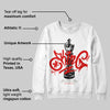 Fire Red 3s DopeSkill Sweatshirt King Chess Graphic