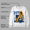 Dunk Blue Jay and University Gold DopeSkill Sweatshirt Drip'n Never Tripp'n Graphic