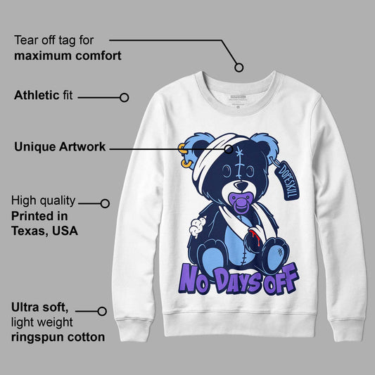 Georgetown 5s DopeSkill Sweatshirt Hurt Bear Graphic