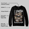 Black Metallic Reimagined 5s DopeSkill Sweatshirt The Mouth With No Droughts Graphic