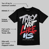 Black Metallic Reimagined 5s DopeSkill T-Shirt They Not Like Us Graphic