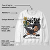 Black Cat 3s DopeSkill Sweatshirt No Fake Love Graphic