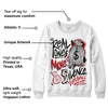 Red Taxi 12s DopeSkill Sweatshirt Real Ones Move In Silence Graphic