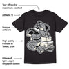 Black Cement 1s Low OG DopeSkill T-Shirt Bear Steals Sneaker Graphic