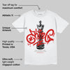 Fire Red 3s DopeSkill T-Shirt King Chess Graphic