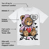 Orchid 4s DopeSkill T-Shirt Broken Bear Graphic