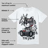 Black Cat 3s DopeSkill T-Shirt Smile Through The Pain Graphic