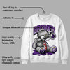 Field Purple 12s DopeSkill Sweatshirt Sick Bear Graphic